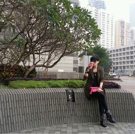 Zara jacket & boots; Taobao Top; No Brands Leggings; Vintage necklaces; Swarovski cuff & David Yurman beaded bracelet.