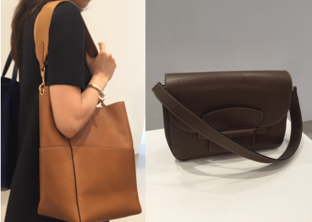 帶有復古味道的SANGLE(左)和TAB是新季IT Bags,款色長青易襯,相信會深受上班族的愛戴,必會大賣。